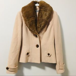 Lela Rose Fur Coat